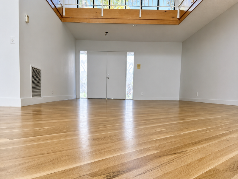 Refinish White Oak Hardwood Light House Point Luxury canal front home - All living area, dining room and kitchen