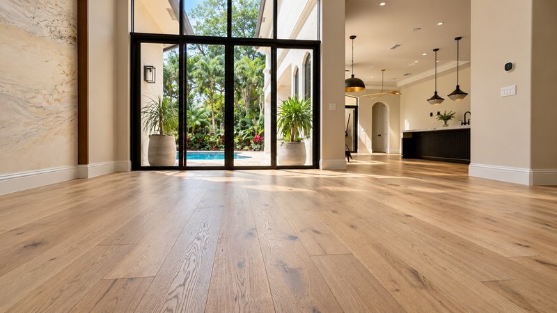 Hardwood flooring installation by Wengo Flooring