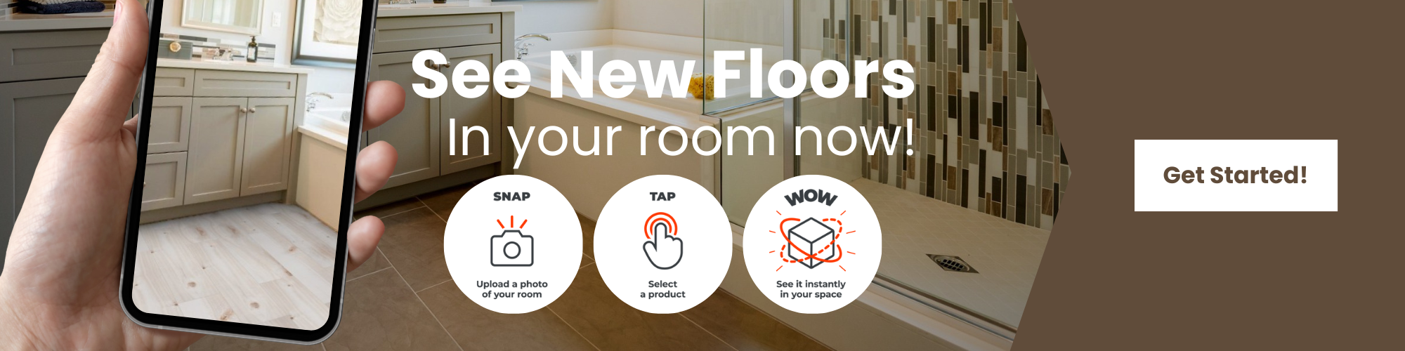 See our floors in your room with our room visualizer