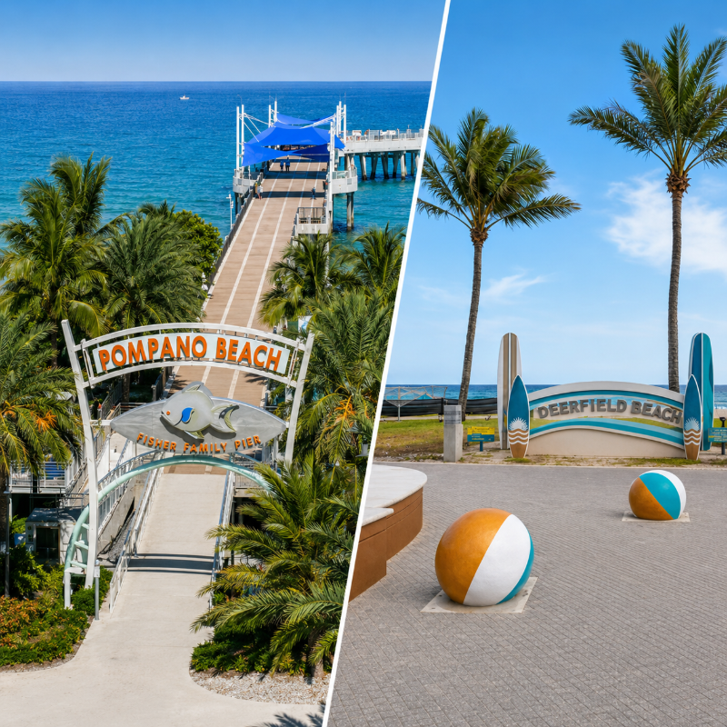 Pompano Beach & Deerfield Beach, FL